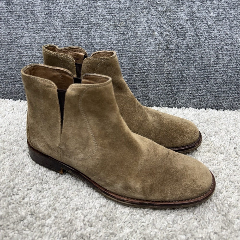 John Varvatos USA suede Waverly boots shoes men's size 8.5 M A660B